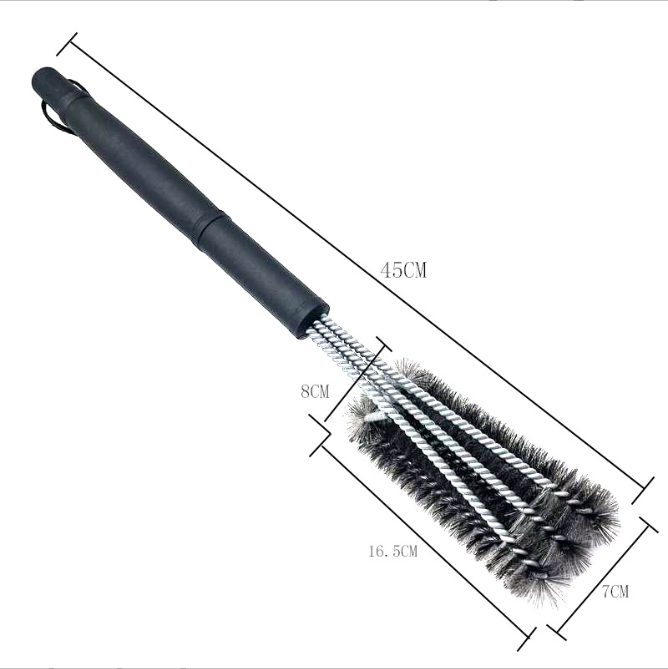 Steel Grill Brush for BBQ Cleaning