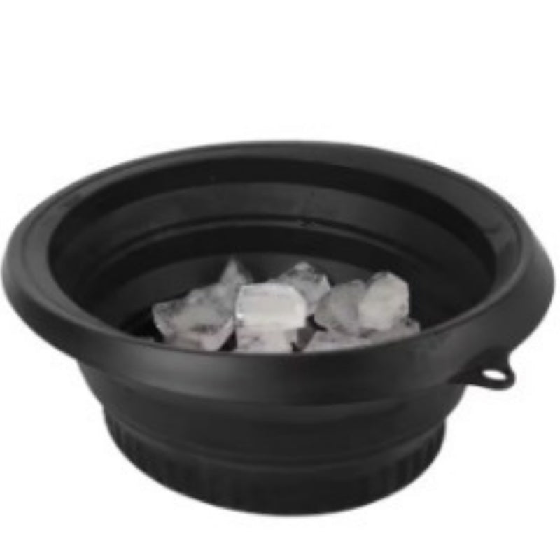 Zusammenklappbares Eisbecken aus Silikon
