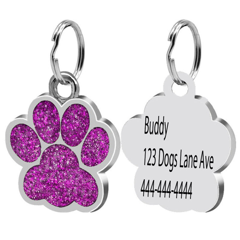 Placa de identificación personalizada para mascotas – regalo para amantes de los animales