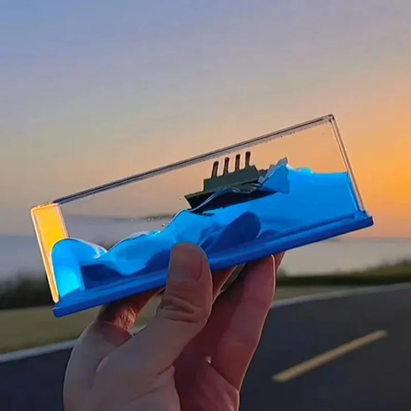 Cruise Ship Fluid Drift Bottle