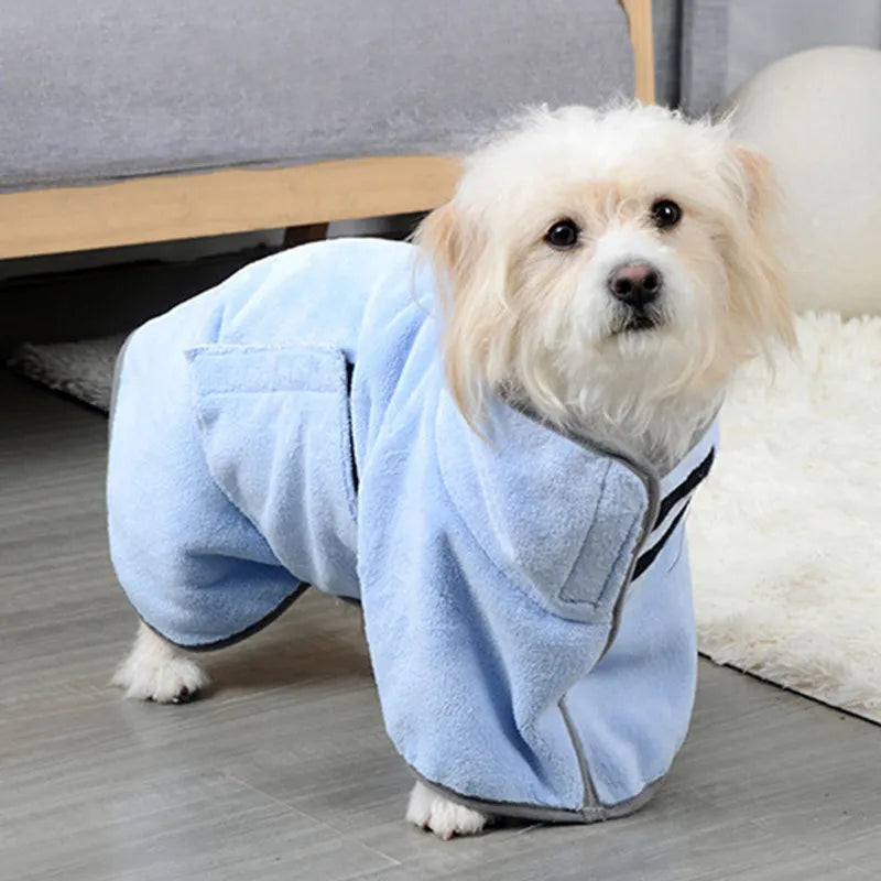 Pet Fast-Dry Microfiber Bathrobe Towel