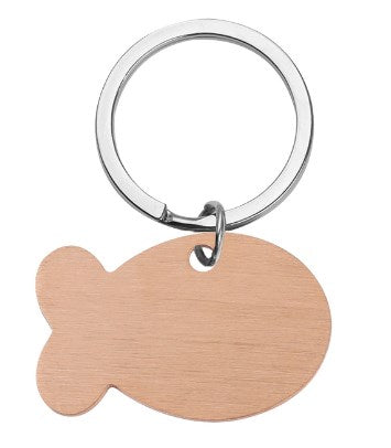 Engraved Personalized Pet ID Tag Keychain for Dogs & Cats