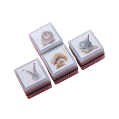Personalized DIY Pet Portrait Stamp for Cats and Dogs
