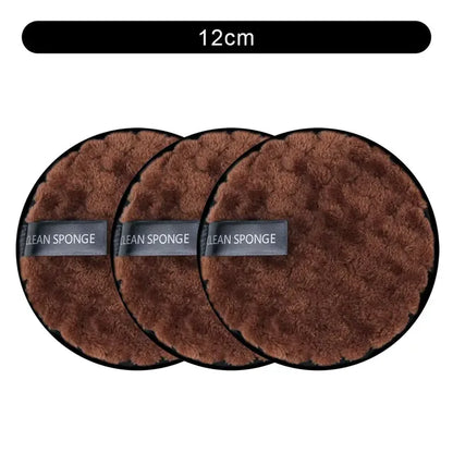 Set of 3 Reusable Makeup Remover Pads and Towels