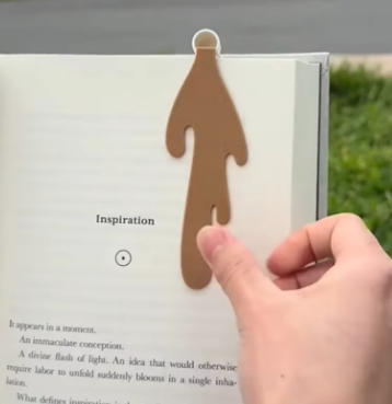 Coffee Resin Bookmark
