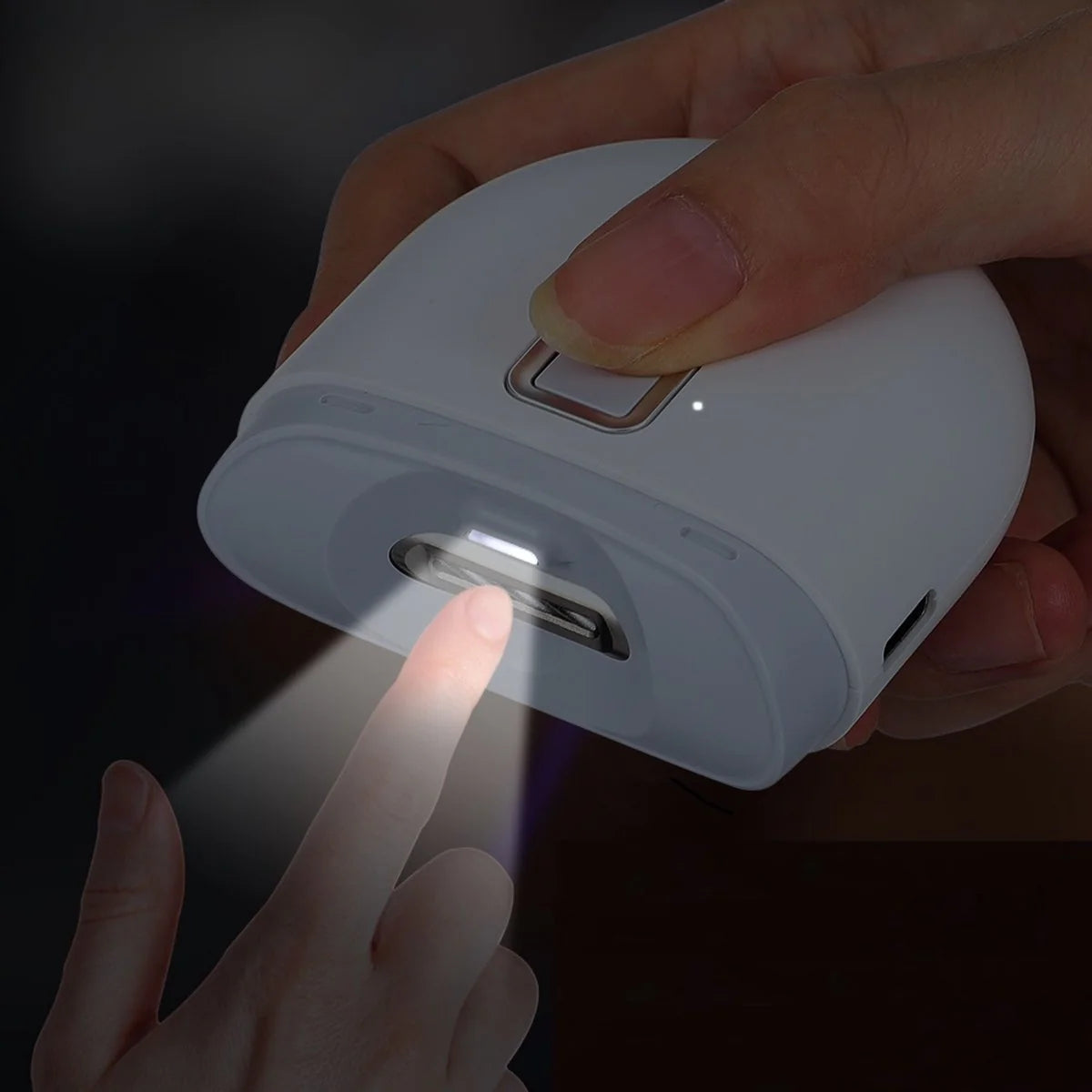 Electric Nail Clipper & Polisher with LED
