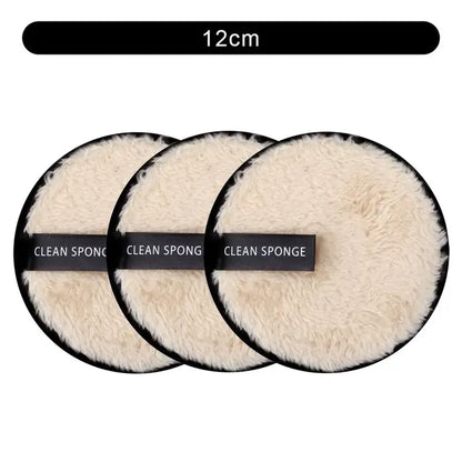 Set of 3 Reusable Makeup Remover Pads and Towels