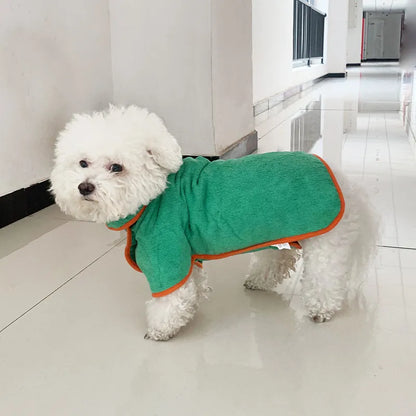 Pet Fast-Dry Microfiber Bathrobe Towel