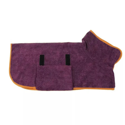 Pet Fast-Dry Microfiber Bathrobe Towel