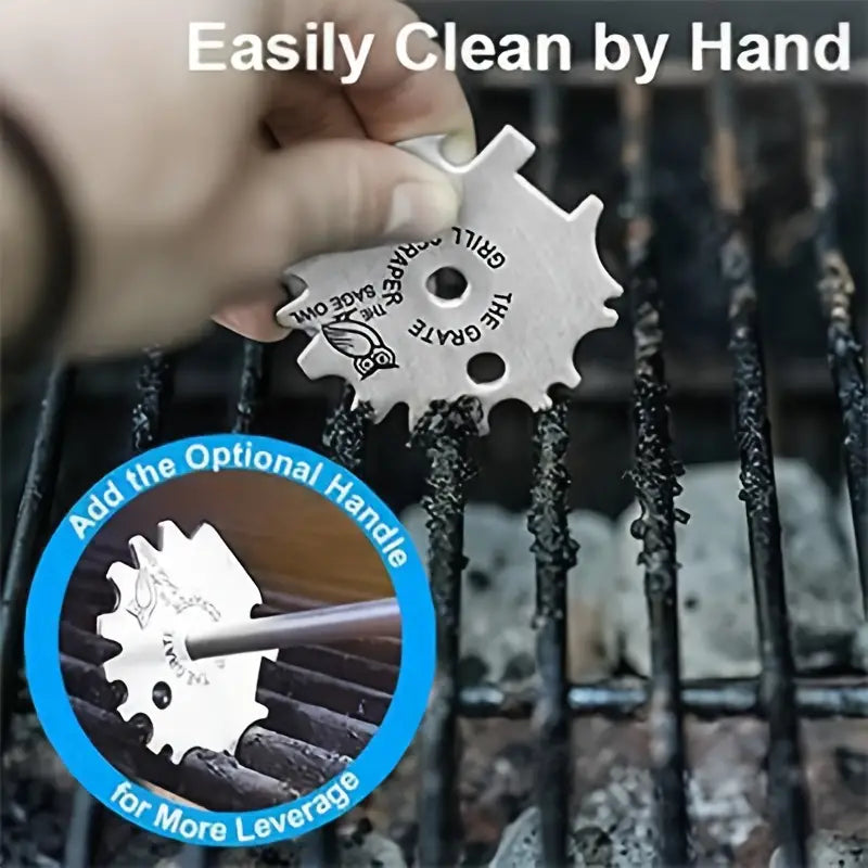 Multifunctional Stainless Steel Grill Cleaning Brush