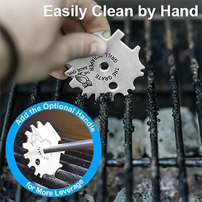 Multifunctional Stainless Steel Grill Cleaning Brush