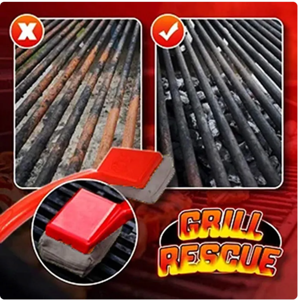 Simple Creative BBQ Grill Cleaning Brush