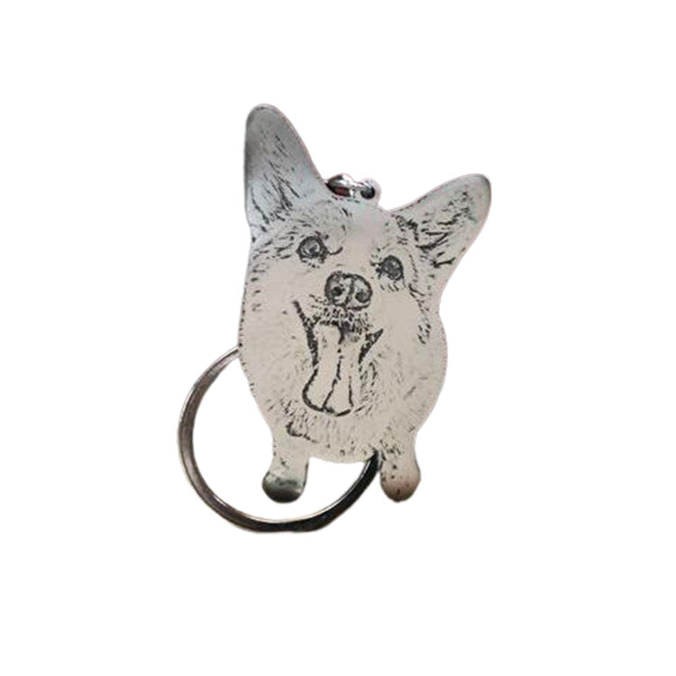 Personalized Stainless Steel Pet Pendant Necklace