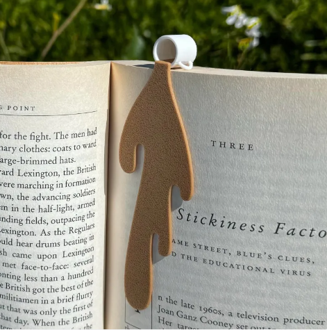 Coffee Resin Bookmark