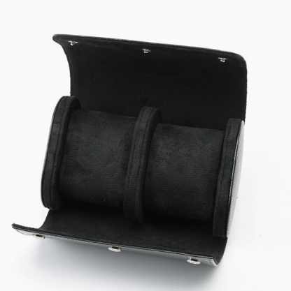 3-Slot PU Leather Travel Watch Case