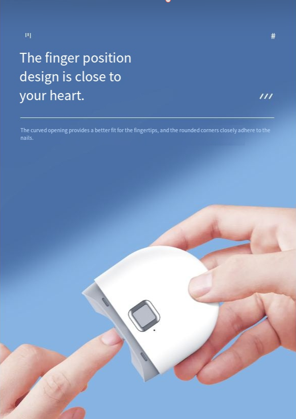 Electric Nail Clipper & Polisher with LED