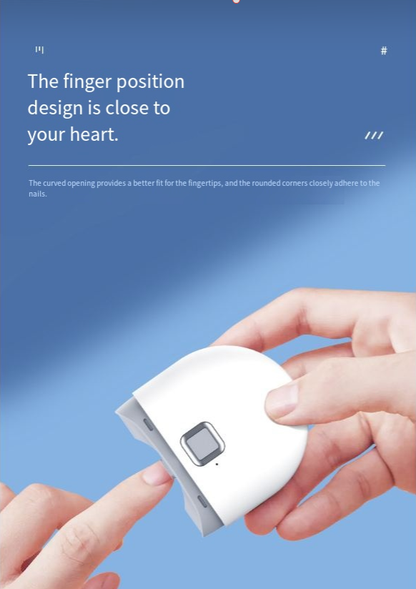 Electric Nail Clipper & Polisher with LED