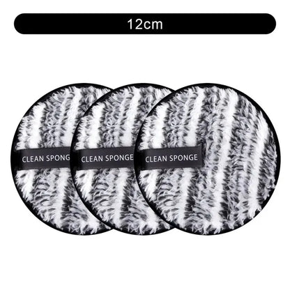 Set of 3 Reusable Makeup Remover Pads and Towels