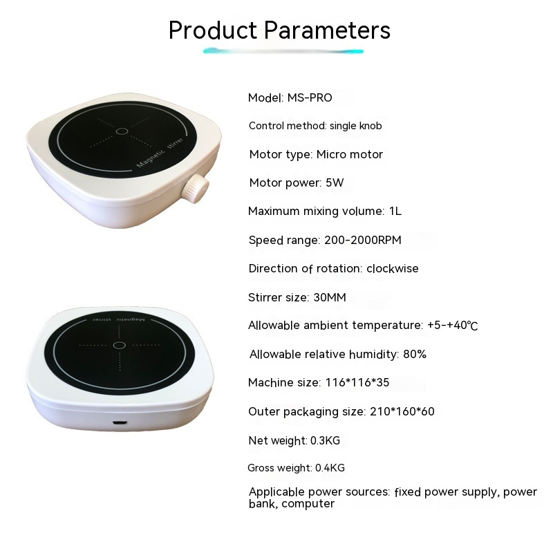 Compact Magnetic Lab Stirrer