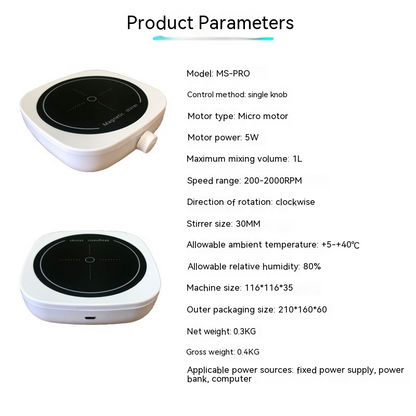 Compact Magnetic Lab Stirrer
