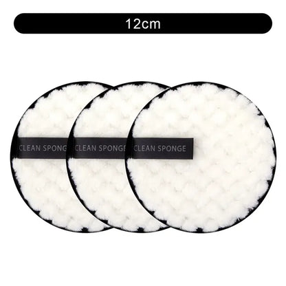 Set of 3 Reusable Makeup Remover Pads and Towels