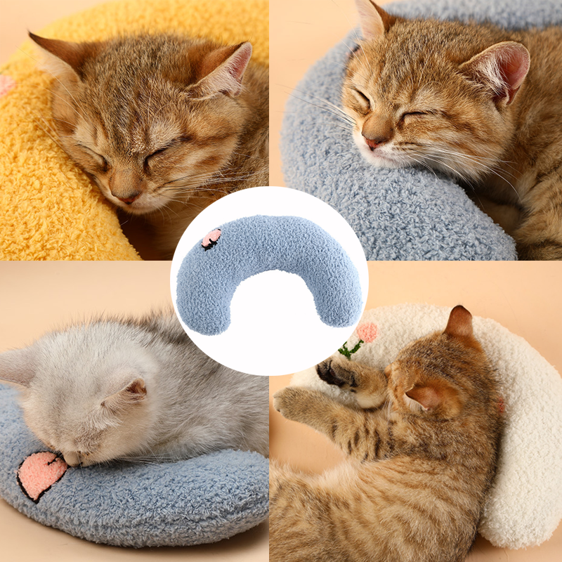 Personalized U-Shaped Pet Pillow for Dogs and Cats