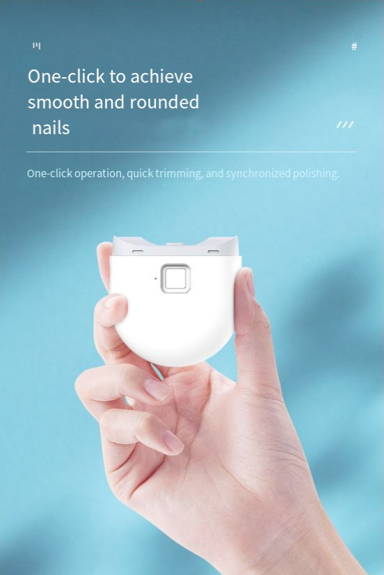 Electric Nail Clipper & Polisher with LED