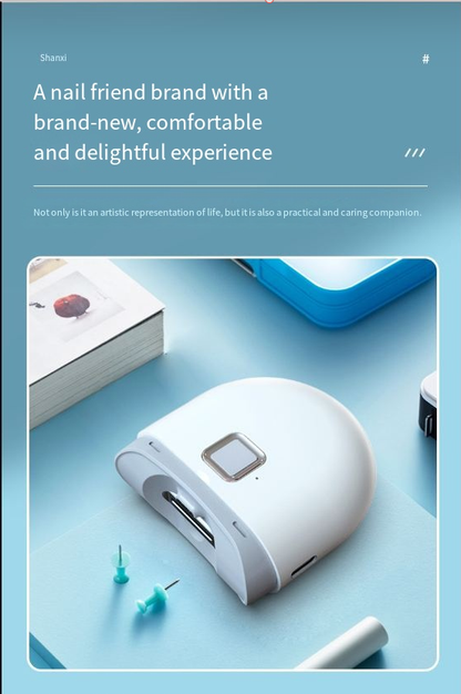 Electric Nail Clipper & Polisher with LED