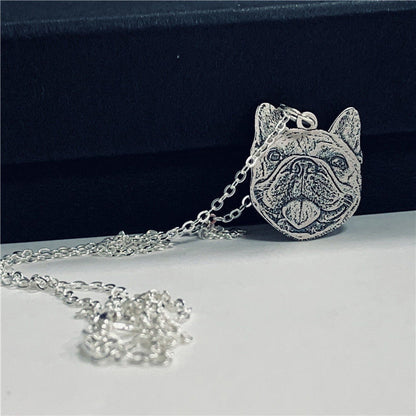 Personalized Stainless Steel Pet Pendant Necklace