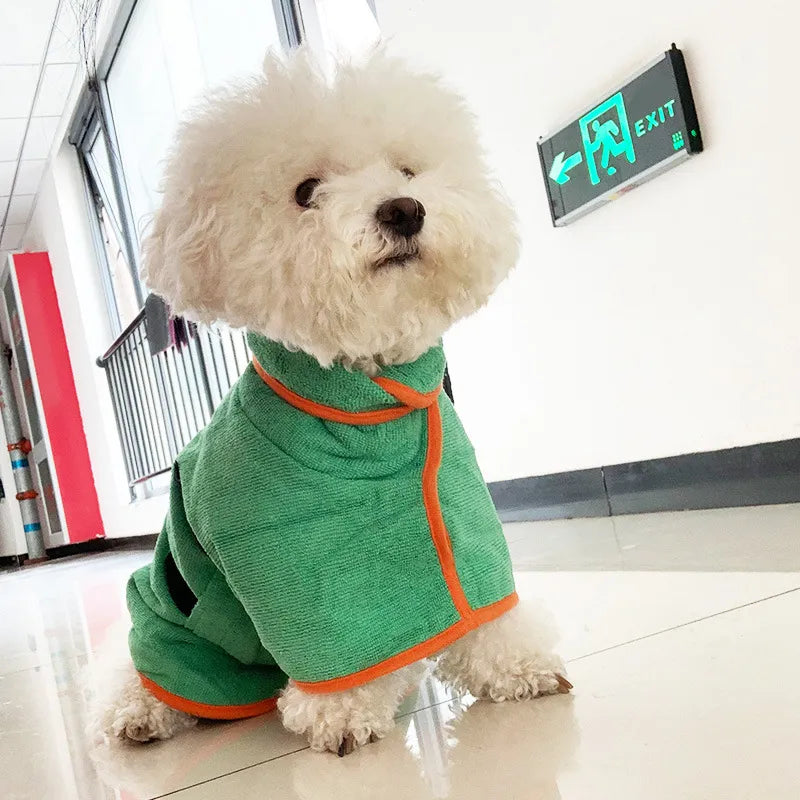 Pet Fast-Dry Microfiber Bathrobe Towel
