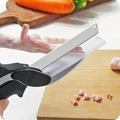 Kitchen Scissors with Cutting Board